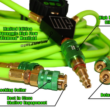 MorrFlate Quad: 4-Tire Hose Kit, Up to 155″ Wheelbase