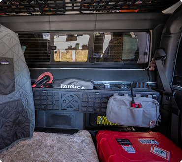 Rear Wall Shelf Molle Panel